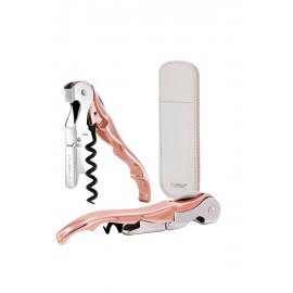 Pulltex 24 Carat Rose Gold (Copper) Premium Corkscrew with Logo
