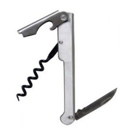 Deluc Waiter's Stainless Steel Corkscrew with Logo  Deluc Waiter