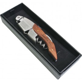 Heavy Duty Deluxe Wine Bottle Opener with Logo