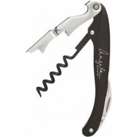 Logo Branded Lisse Two Step Waiter's Corkscrew w/Anodized Aluminum Handle  Logo Branded Lisse Two Step Waiter