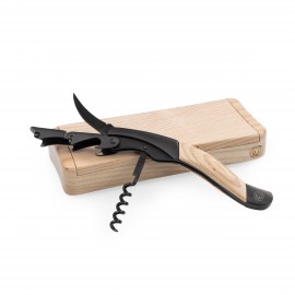 Barolo Waiter-style Corkscrew in Ashwood Box with Logo  Barolo Waiter-style Corkscrew in Ashwood Box with Logo