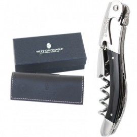 Laguiole Tradition Black Horn Handle with Logo  Laguiole Tradition Black Horn Handle with Logo