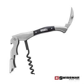 Logo Branded Swissmar Waiter's Corkscrew - Black Expert  Logo Branded Swissmar Waiter
