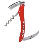 Laguiole En Aubrac Waiter's Corkscrew w/Red Enamel Handle with Logo