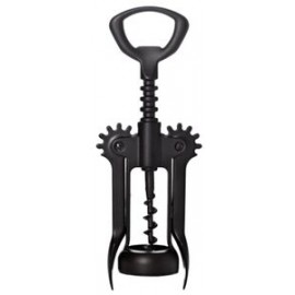 Promotional Ebony Wing Corkscrew w/Auger Worm