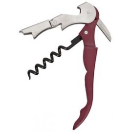 Promotional Duo-Lever Corkscrew w/Soft Feel Rubberized Handle