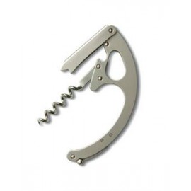 Vintage Waiter's Stainless Steel Corkscrew with Logo  Vintage Waiter