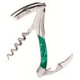 Laguiole En Aubrac Waiter's Corkscrew w/Malachite Handle with Logo  Laguiole En Aubrac Waiter