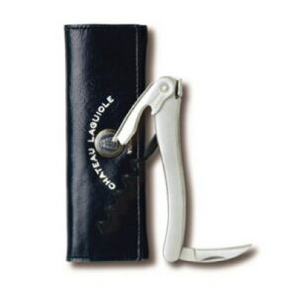 Chateau Laguiole Waiter's Corkscrew w/Stainless Steel Handle & Non-Stick Worm with Logo