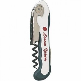 Double Power Soft Touch Waiter's Corkscrew with Logo  Double Power Soft Touch Waiter