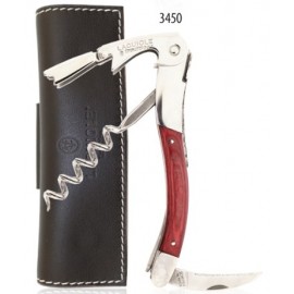 Laguiole Tradition Red Stamina Handle with Logo  Laguiole Tradition Red Stamina Handle with Logo