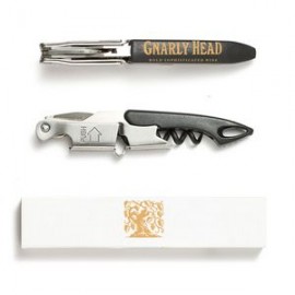 Pocket Plastic Corkscrew by Coutale Sommelier with Logo  Pocket Plastic Corkscrew by Coutale Sommelier with Logo