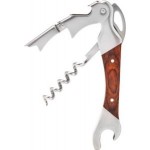 Logo Branded Barkeeper's Two-Lever Corkscrew w/Passion Wood Handle