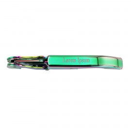 Duo-Lever Iridescent Plated Corkscrew with Logo  Duo-Lever Iridescent Plated Corkscrew with Logo