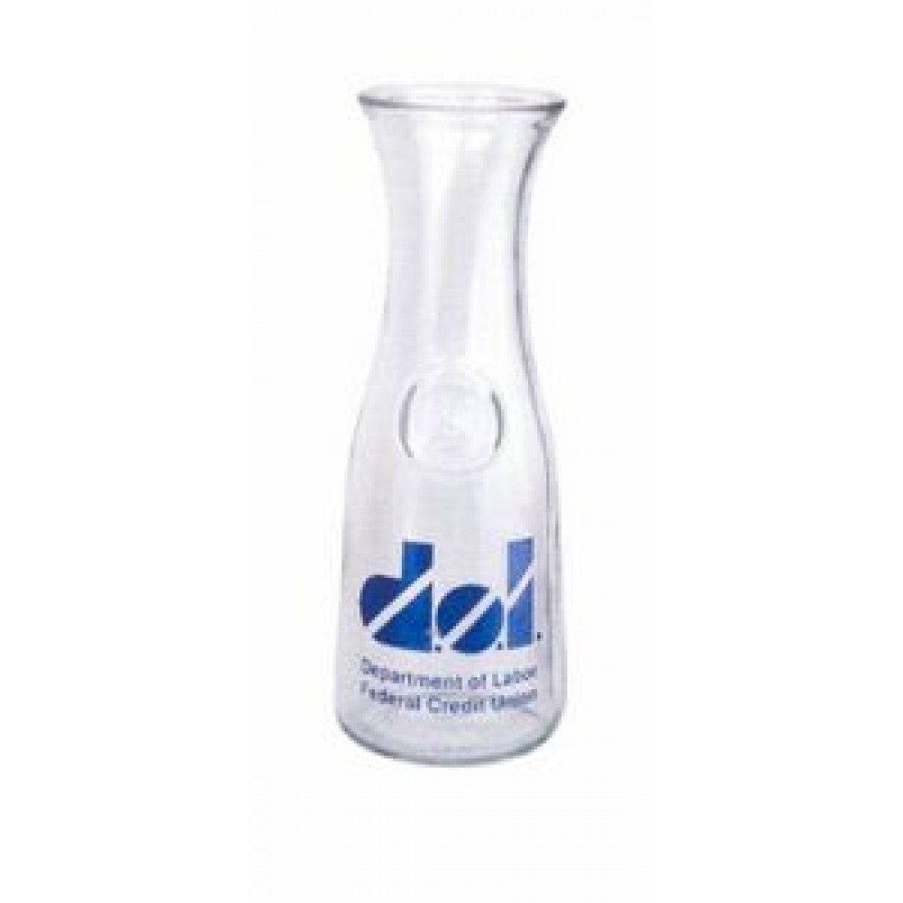 Custom Imprinted 19.25 oz. Carafe (17 oz. / 500ml (1/2 Litre) Pour Line) Custom Imprinted 19.25 oz. Carafe (17 oz. / 500ml (1/2 Litre) Pour Line)