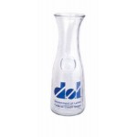 Custom Imprinted 19.25 oz. Carafe (17 oz. / 500ml (1/2 Litre) Pour Line)