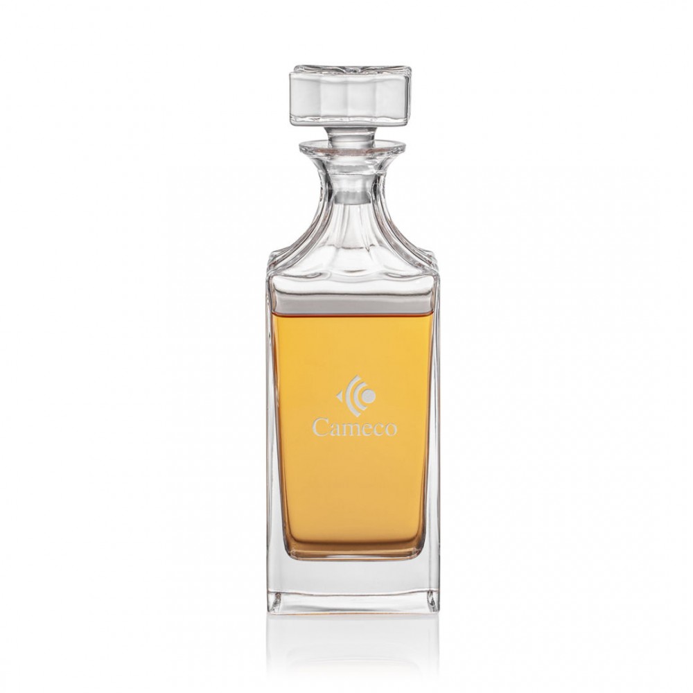 Logo Branded Aristocrat Decanter & Lid Logo Branded Aristocrat Decanter & Lid