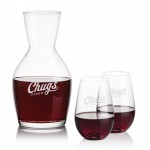 Custom Westwood Carafe & Boston Stemless