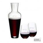 RIEDEL Mosel Decanter & Stemless Wine Set with Logo