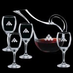 Personalized Medford Carafe & 4 Wine
