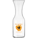 1 Liter Glass Flared Carafe/ Decanter (Screen Printed) Logo Branded