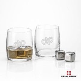 Swiss Force S/S Ice Cubes & 2 Gwynedd Tasters with Logo