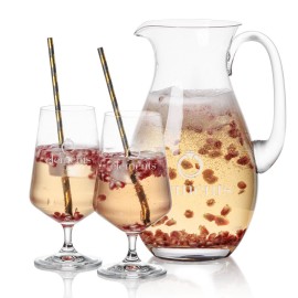 St Tropez Pitcher & 2 Breckland Cocktail with Logo