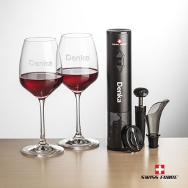 Swiss Force Opener & 2 Oldham Wine with Logo  Swiss Force Opener & 2 Oldham Wine with Logo