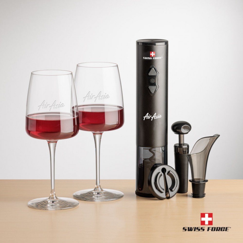 Logo Branded Swiss Force Opener & 2 Dunhill Wine Logo Branded Swiss Force Opener & 2 Dunhill Wine