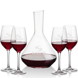Terrassa Carafe & 4 Lerthbridge Wine with Logo  Terrassa Carafe & 4 Lerthbridge Wine with Logo