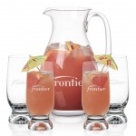 St Tropez Pitcher & 4 Marland Cocktail with Logo