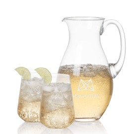 Custom Charleston Pitcher & 2 Breckland Beverage  Custom Charleston Pitcher & 2 Breckland Beverage