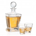 Millwood Decanter Set with Logo