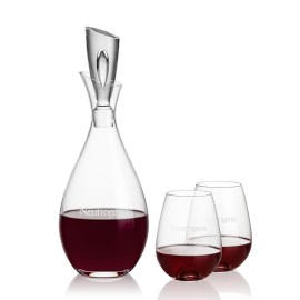 Customized Juliette Decanter & Edderton Stemless Wine