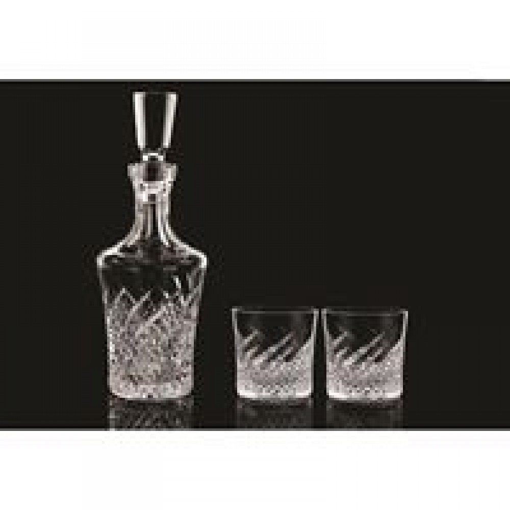 Custom Imprinted Waterford Crystal Wild Atlantic Way Decanter & Rock Glasses (Pair) Custom Imprinted Waterford Crystal Wild Atlantic Way Decanter & Rock Glasses (Pair)