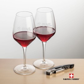 Swiss Force Opener & 2 Brunswick Wine - Black with Logo