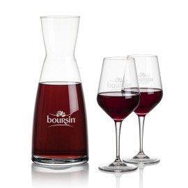 Winchester Carafe & 2 Germain Wine with Logo