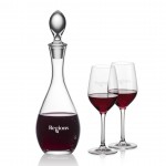 Malvern Decanter & 2 Lethbridge Wine with Logo