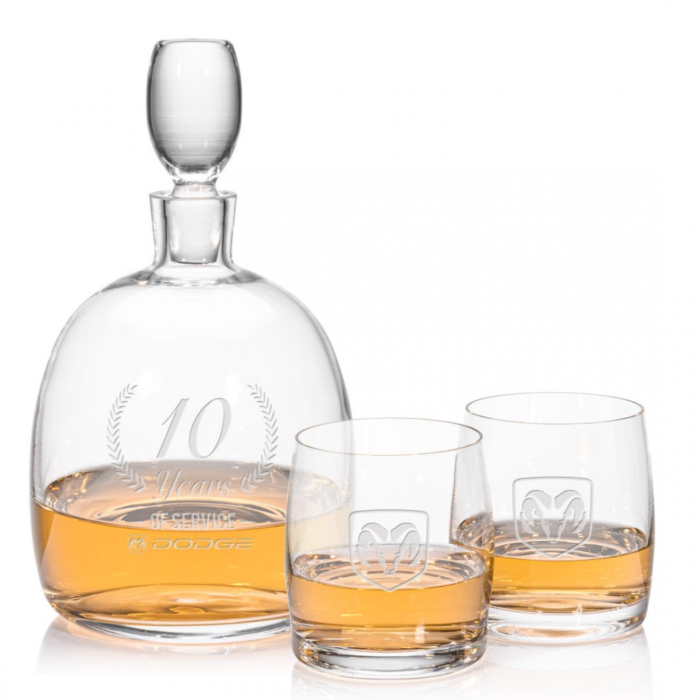 Salerno Decanter Set with Logo