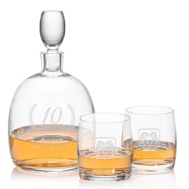 Salerno Decanter Set with Logo