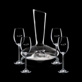 Henkel Carafe & 4 Wine with Logo