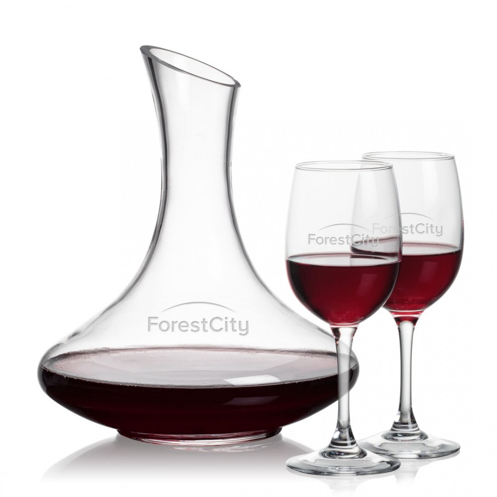 Kanata Carafe & Farnham Wine with Logo Kanata Carafe & Farnham Wine with Logo