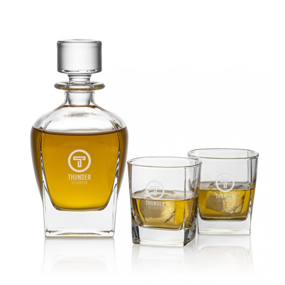 Sterling Decanter Set with Logo Sterling Decanter Set with Logo