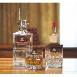 Parker Decanter Set (3pc Set) with Logo  Parker Decanter Set (3pc Set) with Logo