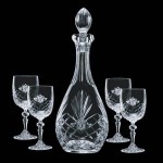 Promotional Cavanaugh Decanter & 4 Wine