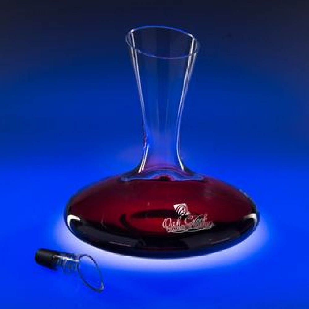 43 Oz. Renata Wine Decanter with Logo 43 Oz. Renata Wine Decanter with Logo