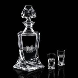 Logo Branded Oasis Shot Decanter & 2 Shots