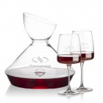 Woodbury Carafe & Dunhill Wine with Logo