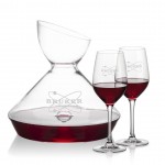 Woodbury Carafe & Lethbridge Wine with Logo