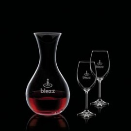 Customized Adelita Carafe & 2 Naples Wine  Customized Adelita Carafe & 2 Naples Wine